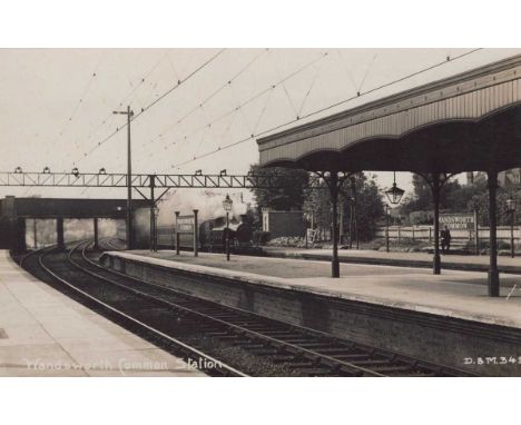 WANDSWORTH. An album containing approximately 57 postcards of Wandsworth, London, including photographic postcards titled ‘Ra