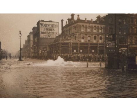 NORTH LONDON. Four albums containing approximately 138 postcards of North London and its environs, including photographic pos