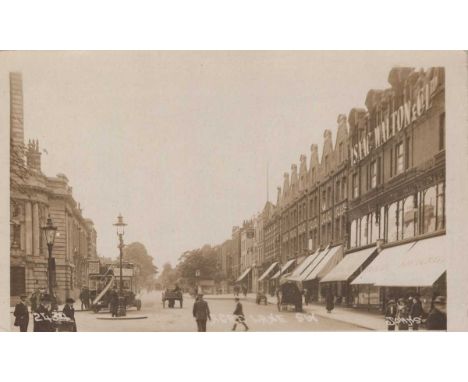 BRIXTON &amp; CLAPHAM. An album containing approximately 66 postcards of Brixton and Clapham, London, including photographic 