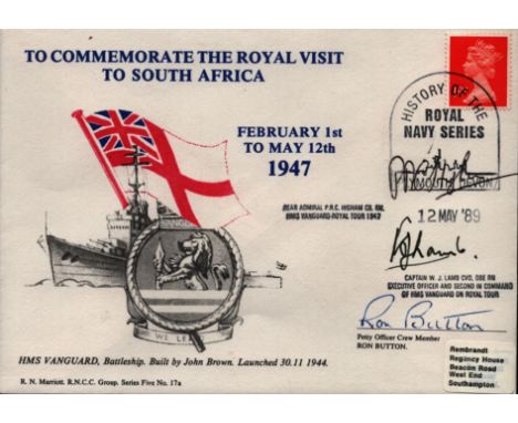 Cptn W Lamb and Ron Button signed cover. WW2 RAF cover. Good condition Est. 