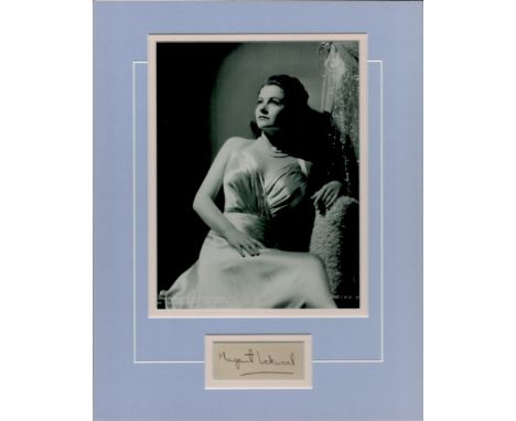 Margaret Lockwood movie star who appeared in films such as The Lady Vanishes (1938), Night Train to Munich (1940), The Wicked