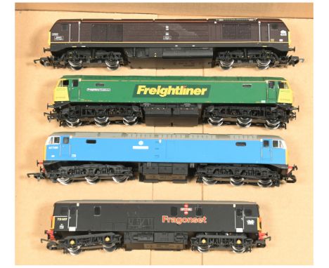 Hornby China &amp; Bachmann group of 4x unboxed Diesel loco's. Comprising Hornby EWS 67005 "Queen's Messenger" class 67; Horn