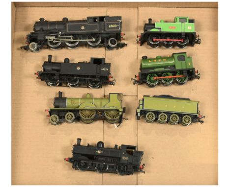 Bachmann &amp; Hornby China group of 6x unboxed Steam Loco's. To include 0-6-0 "Billy" 4; 0-6-0 LNER Green Saddle Tank 7; 0-6