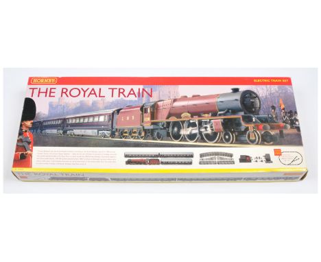 Hornby (China) R1057 "The Royal Train" set containing 4-6-2 LMS crimson Princess Royal Class Loco No.6201 "Princess Elizabeth