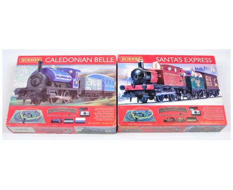 Hornby China OO Pair of Train Sets R1151 &amp; R1179. Comprising R1151 Caledonian Belle &amp; R1179 Santa's Express, both set