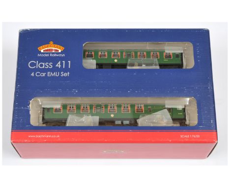 Bachmann OO 31425A 4-car EMU Set Class 411 4CEP 7141 SR Green, DCC ready. Conditions: Near Mint to Mint in Good to Near Mint 