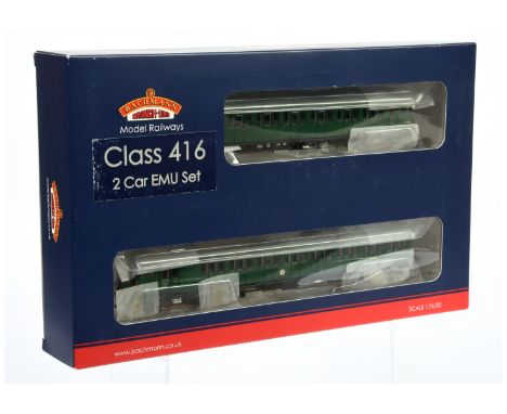 Bachmann OO 31-376 SR Green 2-car set 2EPB EMU 5770 No.S65384 and S77569, green, DCC ready. Conditions: Mint in Good in Excel