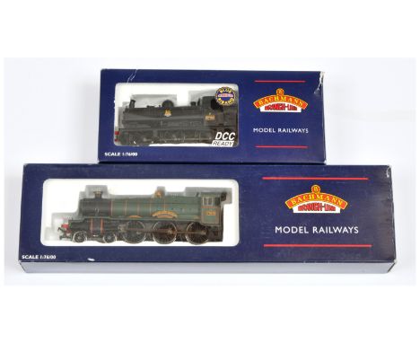 Bachmann Pair of British Steam Loco's. Comprising 31-308 4-6-0 BR Green Manor Class 7825 - Lechlade Manor; 32-205 0-6-0 BR Bl