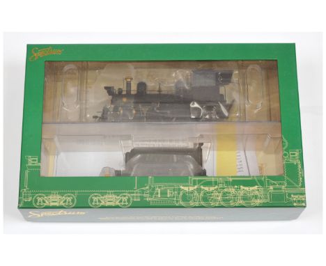 Bachmann Spectrum 28324 "On30" 4-4-0 American Outside Frame Steam Locomotive. Painted, unlettered with Steel Cab (black with 