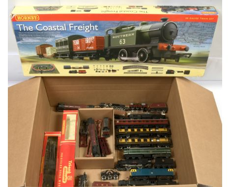 Hornby &amp; Similar a boxed and unboxed group of Locomotives and spare parts to include a boxed Hornby R1111 "The Coastal Fr