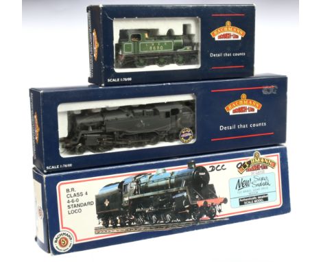 Bachmann OO Group of 3x Steam Loco's. Comprising 31-050A 0-6-0 LNER Green 8680 J72 Tank (has been super detailed & DCC chip f