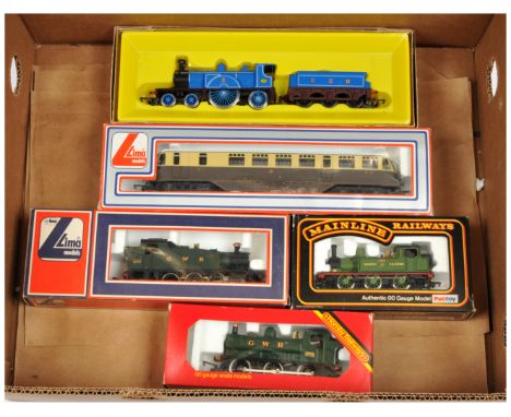 Hornby, Lima &amp; Mainline mixed group of boxed loco's. To include Hornby R553 4-2-2 Caledonian Railway Loco; Lima 205132 MW