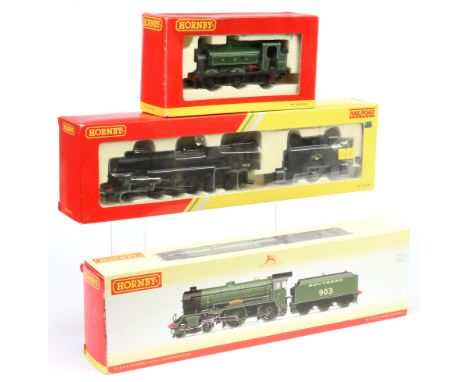 Hornby China OO Group of 3x Steam Loco's. Comprising R2971X 0-6-0T GNR Green 1250 Class J13 Tank; R2742 4-4-0 SR Green 903 "C