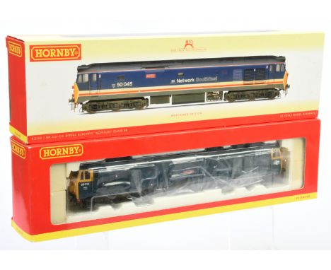 Hornby (China) pair of Class 50 Diesel Locomotives consisting of R2350 Network Southeast 'Achilles', weathered edition No.50 