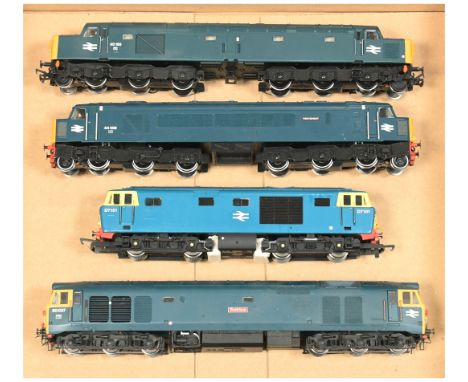 Bachmann &amp; Hornby China group of 4x unboxed Diesel Loco's. Comprising Bachmann BR Blue "Penyghent" class 44 44008; Bachma