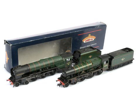 Bachmann OO Pair BR Steam loco's. Comprising 31-178DC 4-6-0 BR Green 45659 "Drake" Jubilee Class - unboxed; 32-551 4-6-2 BR G
