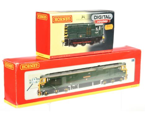 Hornby China OO Pair of BR Diesel Loco's. Comprising R2408 BR Green Co-Co 5007 "Sie Edward Elgar" Class 50; R2903XS 0-6-0 BR 