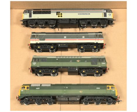 Hornby China &amp; Bachmann group of 4x unboxed Diesel Loco's. Comprising Hornby BR two tone grey class 56 56128 "West Burton