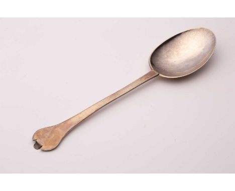 A late17th century trefid terminal marriage spoon, possibly Exeter. Marked once in the bowl with probable Exeter mark; the lo