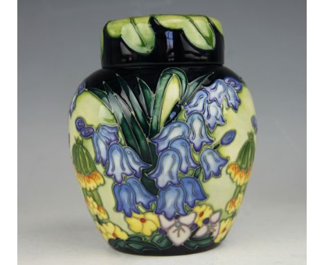 A Moorcroft limited edition Cymbeline pattern ginger jar and cover, 1995, designed by Rachel Bishop for B&W Thornton, Stratfo