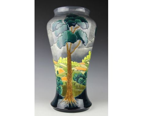 A Moorcroft limited edition After The Storm vase, of large proportions, 1997 centenary, designed by Walter Moorcroft, painted