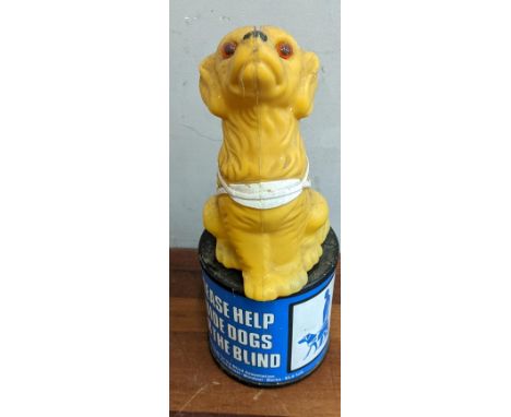 A vintage guide dogs collection box in the form of a dogLocation:If there is no condition report shown, please request