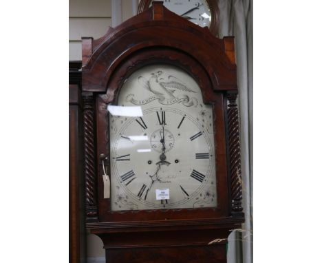 A 19th century eight-day longcase clock by George Poole, Taunton W.48cm