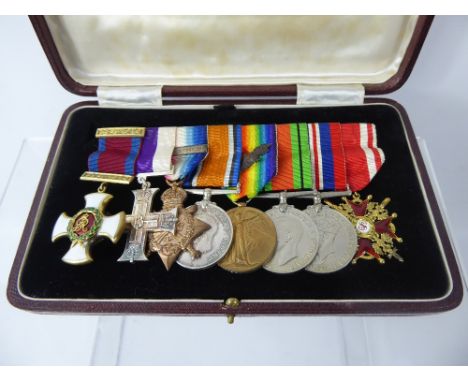 An Important Great War and WWII Medal Group awarded to Lt Col. Ernest Graham Hamilton, C.M.G; D.S.O; M.C of the Connaught Ran