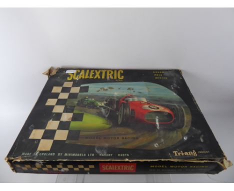 A Vintage Triang Scalextric Grand Prix Set, Model G.P2, in the original box.