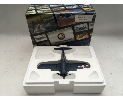 Franklin mint precision models, boxed 1:48 scale, F4U Corsair VMF-214 “Black sheep”