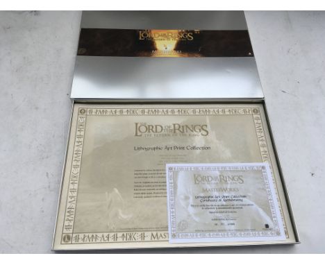 Lord of the rings, The Return of the king, Masterworks lithographic art print collection, boxed, limited edition #813 of 1000