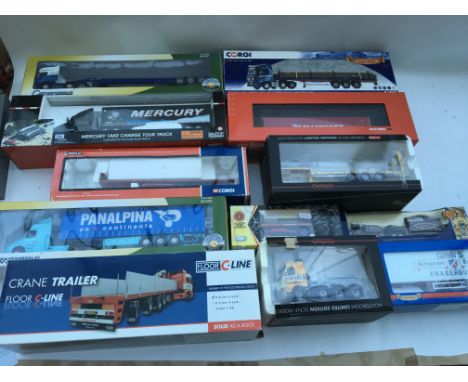 A collection of boxed diecast vehicles, including Corgi, Cararama, etc , all boxed, Heavy haulage , 1:50 scale