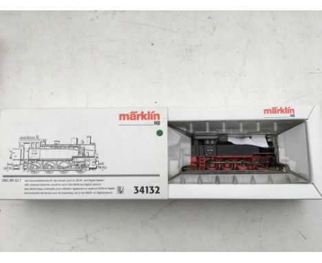 Marklin railways, HO/OO scale, DGR BR 92, steam locomotive, #34132, boxed