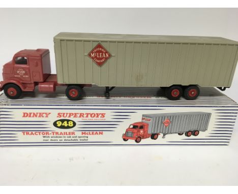 Dinky Supertoys,Original boxed Diecast #948 Tractor Trailer McLean
