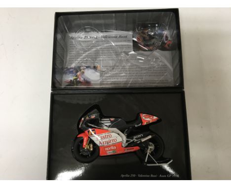 Minichamps, 1:12 scale, Valentino Rossi, classic bike series, Aprilia 250ccm, Assen GP 1998, boxed