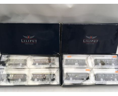 Lilliput railways, 1:87 scale, boxed carriages #L351000 and #L351001