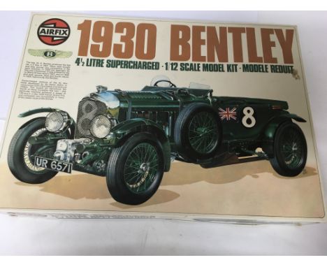 Airfix model kit, boxed , unused , 1930 Bentley 4.5 litre supercharged, 1:12 scale