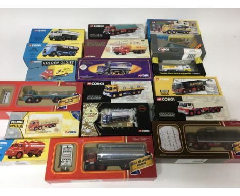 Corgi classics, boxed die cast vehicles including Lorry’s and Tankers