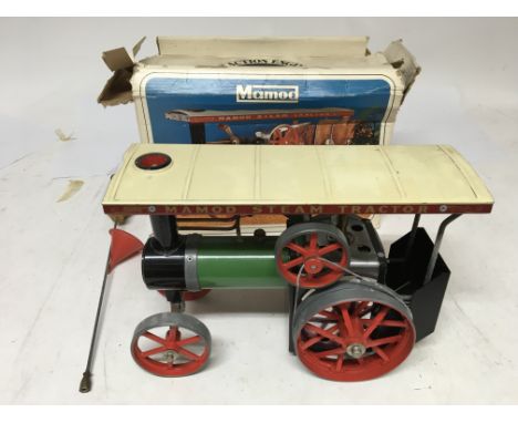 Mamod steam tractor, boxed, T.E.1a