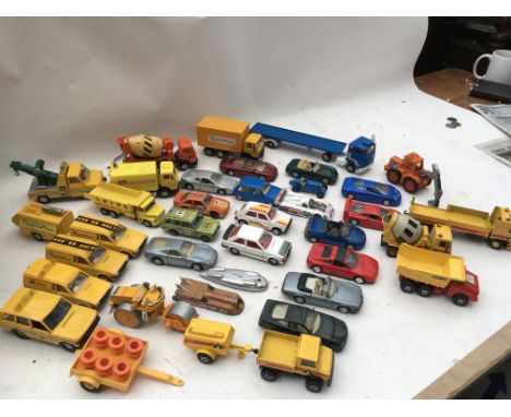 A collection of loose Diecast vehicles including Corgi, Matchbox  etc