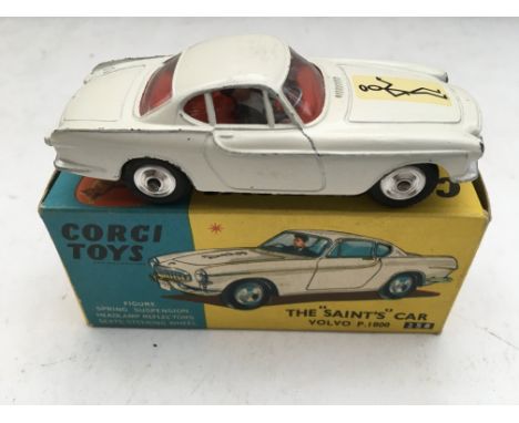 Corgi toys, The Saints car, Volvo P1800, #258, boxed