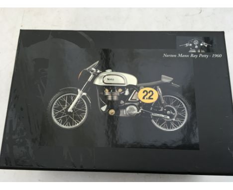 Minichamps,  Diecast, Norton Manx, Ray Petty 1960, 1:12 scale, mint and boxed