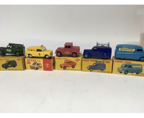 Dinky toys, Original boxed Diecast vehicles including, #261Telephone service van, #274 AA mini van, #255 Mersey tunnel police