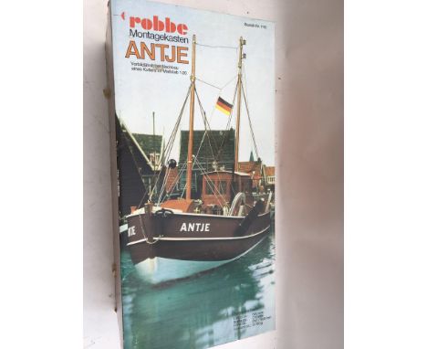 Robbe models, 1:20 scale, model of a North and Baltic seas cutter, plastic and timber construction with RC hardware, Mint in 