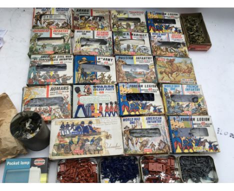 Airfix, 1:72 HO/OO scale military figures, some boxed