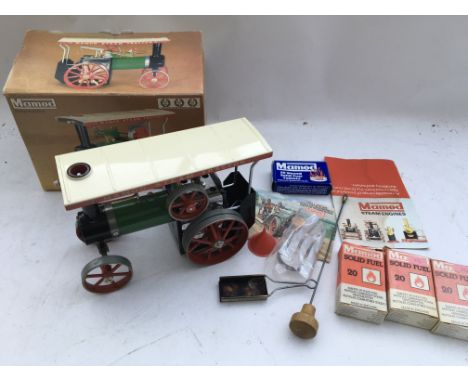 Mamod, Steam tractor TE1A, boxed with solid fuel