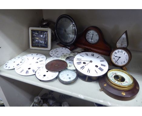 Victorian and later Frodsham &amp; Co enamel clock faces; other movements and dials       OS2