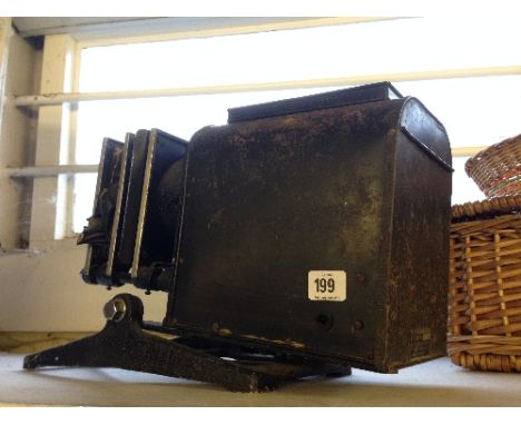 An early 20th century projector.