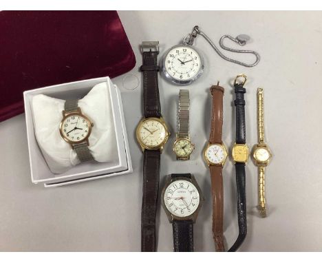 A Selection of Ladies and Gents Wristwatches, including Ingersoll, Casio, Seiko, Timex, etc, together with a modern Ruhla poc