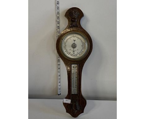 A antique aneroid barometer, shipping unavailable